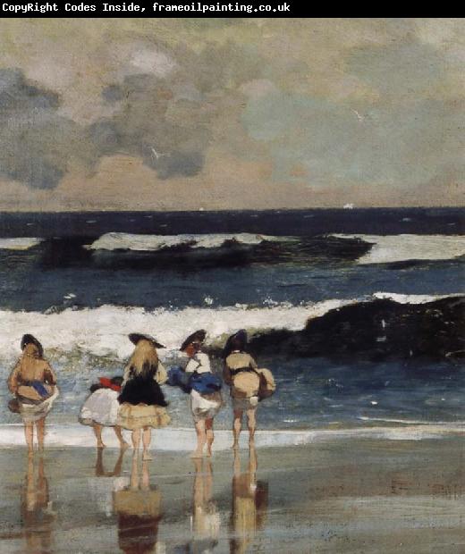 Winslow Homer Detail from on the Beach